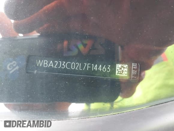 ✅ 2020 BMW 2 Series 230i xDrive • VIN: WBA2J3C02L7F14463 • Lot: 42522821. Listed on IAAI with 37,224 mi. Free auction sales archive from the USA and detailed vehicle history report at DreamBid. Image 17.