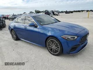 ✅ 2023 Mercedes-Benz C 43 AMG • VIN: W1KAF8HB7PR078262 • Lot: 71572583. Listed on Copart with 6,575 mi. Free auction sales archive from the USA and detailed vehicle history report at DreamBid. Image 4.