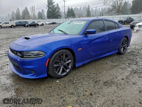 ✅ 2019 Dodge Charger Scat Pack • VIN: 2C3CDXGJ1KH598434 • Lot: 94274695. Wystawiony na Copart z przebiegiem 76 995 mil. Bezpłatny archiwum sprzedaży aukcyjnych z USA i szczegółowy raport historii pojazdu na DreamBid. Zdjęcie 1.