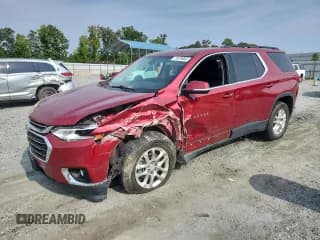 ✅ 2020 Chevrolet Traverse LT Cloth • VIN: 1GNEVGKW1LJ174604 • Lot: 71879985. Wystawiony na Copart z przebiegiem 66 881 mil. Bezpłatny archiwum sprzedaży aukcyjnych z USA i szczegółowy raport historii pojazdu na DreamBid. Zdjęcie 1.