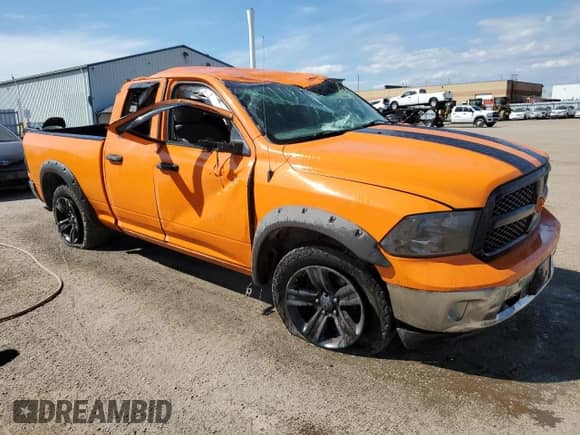 2015 Ram 1500 Tradesman with VIN 1C6RR7FT7FS595599, listed as a Copart auction lot 72073315 with Not provided miles and Salvage title. Bid and sale history available at DreamBid. Image 4.