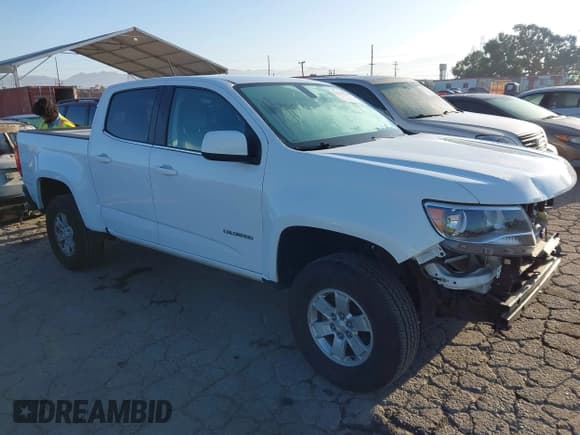 ✅ 2019 Chevrolet Colorado 2WD Work Truck • VIN: 1GCGSBEN9K1332203 • Lot: 43155258. Listed on IAAI with 41,308 mi. Free auction sales archive from the USA and detailed vehicle history report at DreamBid. Image 1.