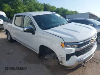 2025 Chevrolet Silverado 1500 LT с VIN 1GCPACED9SZ121665, выставлен на аукционе IAAI как лот 42086542 с пробегом 21 885 миль миль и . История ставок и продаж доступна на DreamBid. Изображение 1.