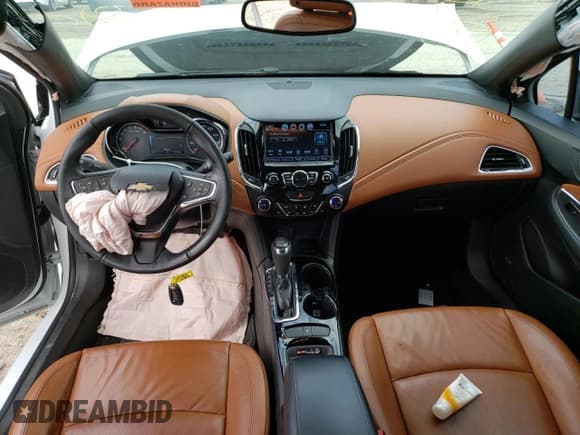 ✅ 2017 Chevrolet Cruze Premier • VIN: 1G1BF5SMXH7196917 • Lot: 46760013. Listed on Copart with 69,089 mi. Free auction sales archive from the USA and detailed vehicle history report at DreamBid. Image 8.