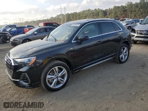✅ 2021 Audi Q3 S line Premium • VIN: WA1DECF30M1054382 • Lot: 93538525. Listed on Copart with 38,803 mi. Free auction sales archive from the USA and detailed vehicle history report at DreamBid. Image 1.