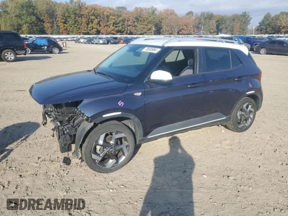 ✅ 2021 Hyundai Venue SEL • VIN: KMHRC8A36MU091047 • Lot: 78500984. Listed on Copart with 49,940 mi. Free auction sales archive from the USA and detailed vehicle history report at DreamBid. Image 1.