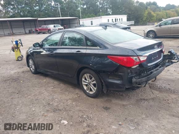 2014 Hyundai Sonata GLS with VIN 5NPEB4AC6EH896797, listed as a IAAI auction lot 43310178 with 175,233 mi miles and . Bid and sale history available at DreamBid. Image 3.