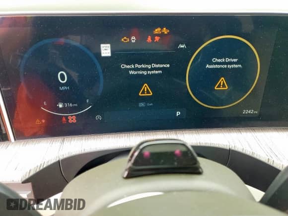 2025 Hyundai Santa Fe Calligraphy с VIN 5NMP5DGL6SH105636, выставлен на аукционе Copart как лот 54778455 с пробегом 2 242 миль миль и Списание • Salvage title. История ставок и продаж доступна на DreamBid. Изображение 9.