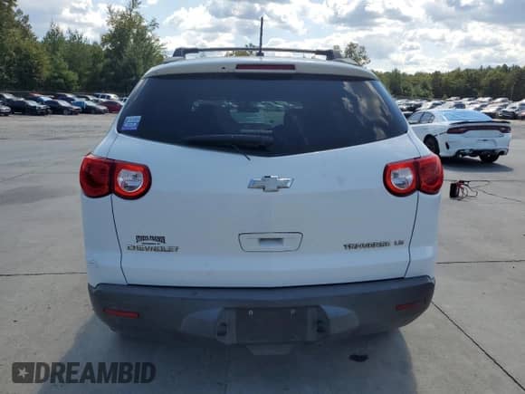 2009 Chevrolet Traverse LS with VIN 1GNER13D19S181120, listed as a Copart auction lot 80111815 with 126,393 mi miles and Salvage title. Bid and sale history available at DreamBid. Image 6.