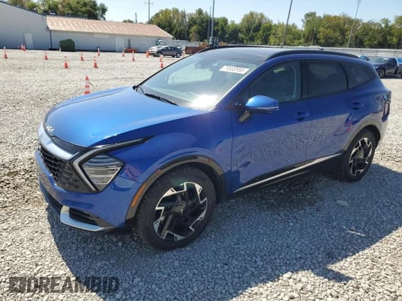 ✅ 2023 Kia Sportage SX-Prestige • VIN: 5XYK5CAF9PG017379 • Lot: 71833555. Wystawiony na Copart z przebiegiem 65 028 mil. Bezpłatny archiwum sprzedaży aukcyjnych z USA i szczegółowy raport historii pojazdu na DreamBid. Zdjęcie 1.