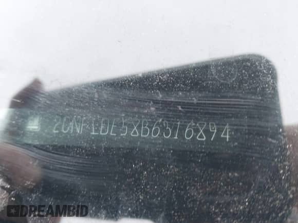 2011 Chevrolet Equinox 1LT с VIN 2CNFLDE58B6316894, выставлен на аукционе IAAI как лот 41562516 с пробегом 192 953 миль миль и . История ставок и продаж доступна на DreamBid. Изображение 9.