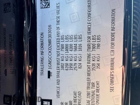 ✅ 2021 Chevrolet Suburban LT • VIN: 1GNSCCKD2MR303016 • Lot: 57201425. Listed on Copart with 244,286 mi. Free auction sales archive from the USA and detailed vehicle history report at DreamBid. Image 10.