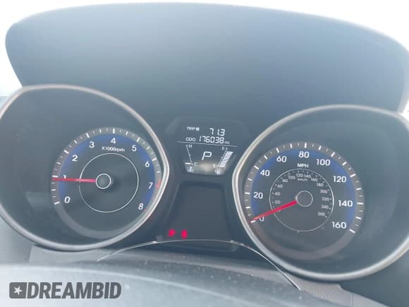 ✅ 2013 Hyundai Elantra GLS • VIN: KMHDH4AE1DU998410 • Lot: 43157674. Listed on IAAI with 176,038 mi. Free auction sales archive from the USA and detailed vehicle history report at DreamBid. Image 7.