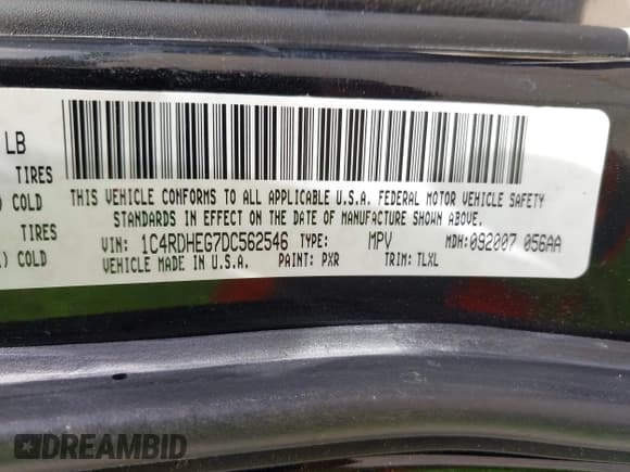 ✅ 2013 Dodge Durango Citadel • VIN: 1C4RDHEG7DC562546 • Lot: 42311942. Listed on IAAI with 286,411 mi. Free auction sales archive from the USA and detailed vehicle history report at DreamBid. Image 9.