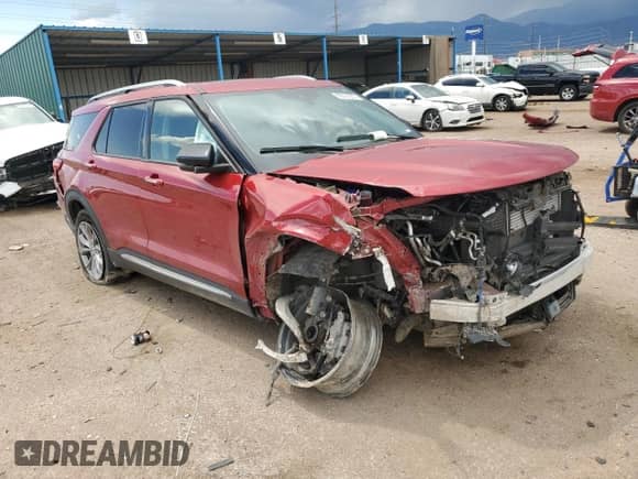 2022 Ford Explorer Limited z VIN 1FMSK8FH9NGB38631, wystawiony jako Copart lot #69297055 z przebiegiem 53 622 mil mil oraz Szkoda całkowita • Salvage title. Historia ofert i sprzedaży dostępna na DreamBid. Obrazek 4.