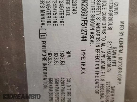 ✅ 2007 Chevrolet Silverado 2500HD LTZ • VIN: 1GCHK23697F512744 • Lot: 42670505. Wystawiony na Copart z przebiegiem Nie podano. Bezpłatny archiwum sprzedaży aukcyjnych z USA i szczegółowy raport historii pojazdu na DreamBid. Zdjęcie 12.