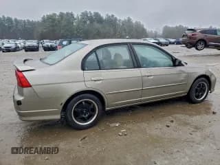 ✅ 2005 Honda Civic LX • VIN: 2HGES16535H565193 • Lot: 95110485. Listed on Copart with 192,512 mi. Free auction sales archive from the USA and detailed vehicle history report at DreamBid. Image 3.