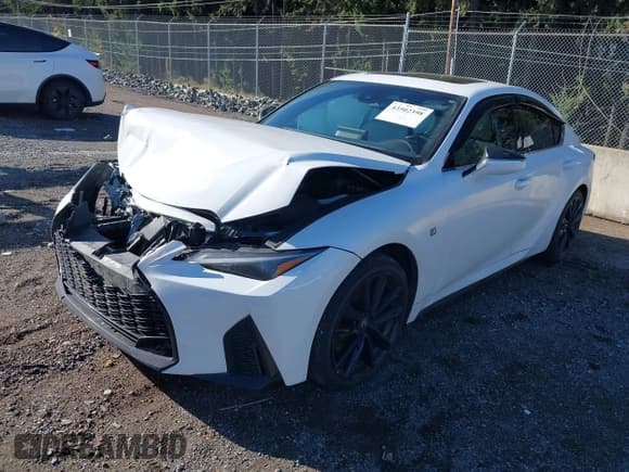 ✅ 2023 Lexus IS 350 F Sport • VIN: JTHGZ1E25P5027615 • Lot: 43502398. Listed on IAAI with 49,022 mi. Free auction sales archive from the USA and detailed vehicle history report at DreamBid. Image 2.
