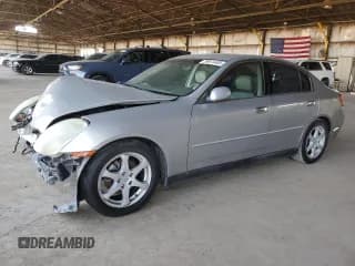 ✅ 2003 Infiniti G35 • VIN: JNKCV51E53M015563 • Lot: 59874465. Listed on Copart with 210,996 mi. Free auction sales archive from the USA and detailed vehicle history report at DreamBid. Image 1.
