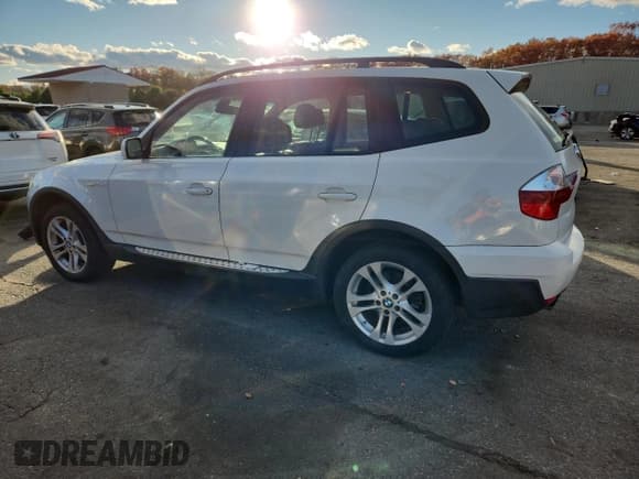 ✅ 2008 BMW X3 3.0si • VIN: WBXPC93408WJ05027 • Lot: 91646435. Listed on Copart with 187,334 mi. Free auction sales archive from the USA and detailed vehicle history report at DreamBid. Image 3.