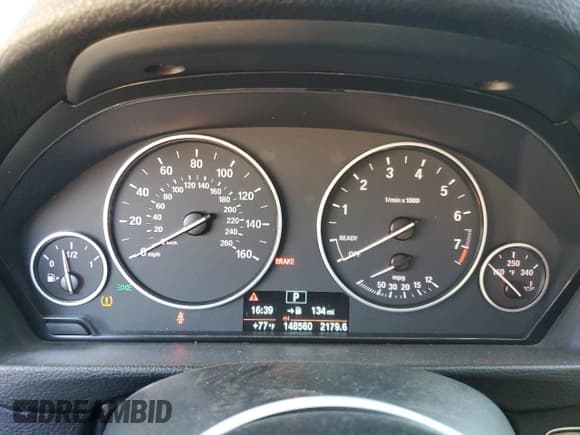 ✅ 2015 BMW 3 Series 320i • VIN: WBA3B1C55FP681497 • Lot: 81923205. Listed on Copart with 148,560 mi. Free auction sales archive from the USA and detailed vehicle history report at DreamBid. Image 9.