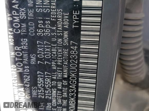 ✅ 2019 Hyundai Kona Limited • VIN: KM8K33AG0KU023847 • Лот: 80455885. Опубликован ранее на Copart с пробегом 92 935 миль. Бесплатный доступ к архиву аукционных продаж из США и подробный отчёт об истории автомобиля на DreamBid. Изображение 14.