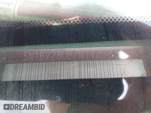 ✅ 2007 Nissan Quest • VIN: 5N1BV28U87N112583 • Lot: 39499818. Listed on IAAI with 113,361 mi. Free auction sales archive from the USA and detailed vehicle history report at DreamBid. Image 9.