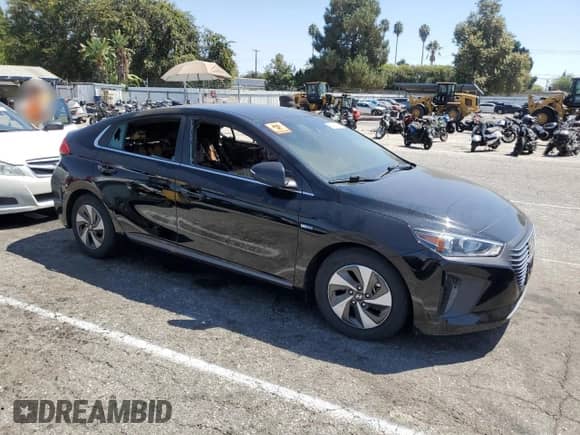 2018 Hyundai Ioniq SEL с VIN KMHC75LCXJU091134, выставлен на аукционе Copart как лот 69488804 с пробегом Не указан миль и Списание • Salvage title. История ставок и продаж доступна на DreamBid. Изображение 4.