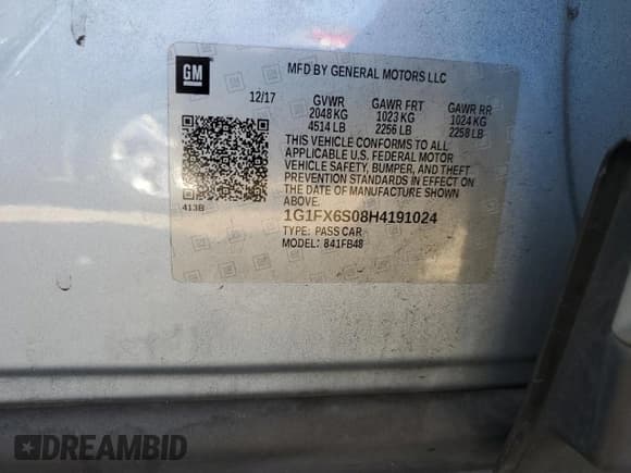 ✅ 2017 Chevrolet Bolt EV Premier • VIN: 1G1FX6S08H4191024 • Lot: 77693774. Wystawiony na Copart z przebiegiem 54 584 mil. Bezpłatny archiwum sprzedaży aukcyjnych z USA i szczegółowy raport historii pojazdu na DreamBid. Zdjęcie 15.