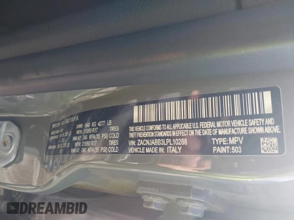 ✅ 2020 Jeep Renegade Latitude • VIN: ZACNJABB3LPL10288 • Lot: 43068962. Wystawiony na IAAI z przebiegiem 113 965 mil. Bezpłatny archiwum sprzedaży aukcyjnych z USA i szczegółowy raport historii pojazdu na DreamBid. Zdjęcie 9.