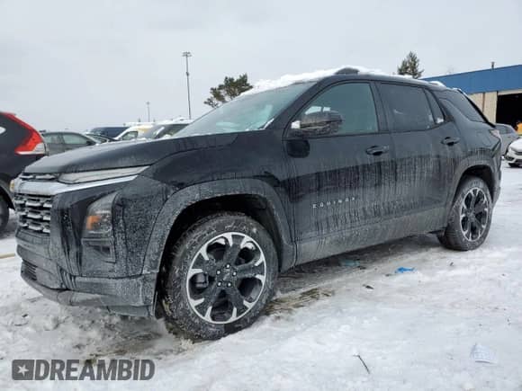 2025 Chevrolet Equinox AWD LT с VIN 3GNAXPEG3SL157307, выставлен на аукционе Copart как лот 46073495 с пробегом 7 миль миль и Списание • Salvage title. История ставок и продаж доступна на DreamBid. Изображение 1.