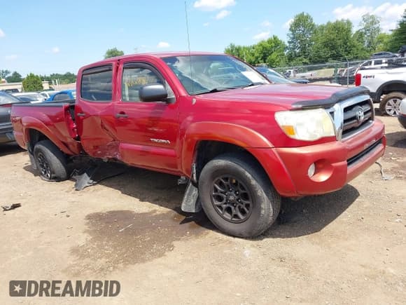 ✅ 2005 Toyota Tacoma • VIN: 5TEMU52N45Z106499 • Lot: 42628817. Listed on IAAI with 156,740 mi. Free auction sales archive from the USA and detailed vehicle history report at DreamBid. Image 1.