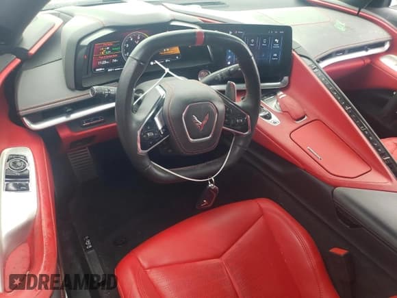 ✅ 2024 Chevrolet Corvette 3LT • VIN: 1G1YC2D49R5104417 • Lot: 59907465. Listed on Copart with 28,068 mi. Free auction sales archive from the USA and detailed vehicle history report at DreamBid. Image 8.
