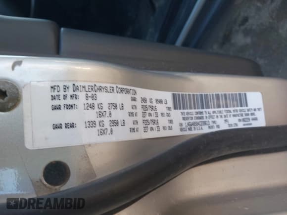 ✅ 2004 Jeep Grand Cherokee Laredo • VIN: 1J4GW48S84C239613 • Lot: 43717498. Listed on IAAI with 137,653 mi. Free auction sales archive from the USA and detailed vehicle history report at DreamBid. Image 9.