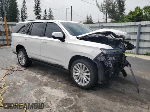 ✅ 2021 Cadillac Escalade Sport Platinum • VIN: 1GYS4GKL4MR168555 • Lot: 59759365. Listed on Copart with 56,534 mi. Free auction sales archive from the USA and detailed vehicle history report at DreamBid. Image 4.