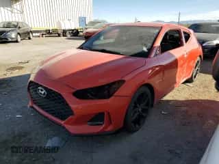2020 Hyundai Veloster Turbo z VIN KMHTH6AB5LU021072, wystawiony jako Copart lot #81272564 z przebiegiem 79 398 mil mil oraz Szkoda całkowita • Salvage title. Historia ofert i sprzedaży dostępna na DreamBid. Obrazek 1.
