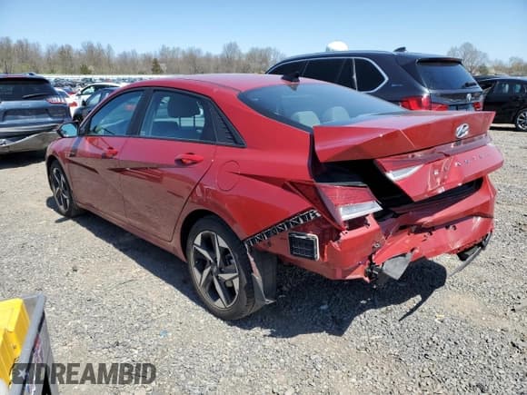 ✅ 2023 Hyundai Elantra SEL • VIN: KMHLS4AG3PU523070 • Lot: 52349025. Listed on Copart with 14,282 mi. Free auction sales archive from the USA and detailed vehicle history report at DreamBid. Image 2.