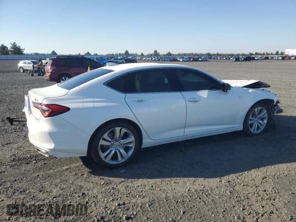 ✅ 2021 Acura TLX Technology • VIN: 19UUB6F48MA011628 • Lot: 81583505. Listed on Copart with 33,709 mi. Free auction sales archive from the USA and detailed vehicle history report at DreamBid. Image 3.