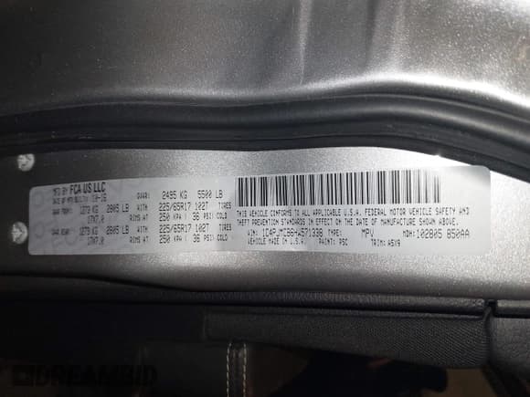 ✅ 2017 Jeep Cherokee 75th Anniversary Edition • VIN: 1C4PJMCB6HW571338 • Lot: 43651548. Listed on IAAI with 103,219 mi. Free auction sales archive from the USA and detailed vehicle history report at DreamBid. Image 9.