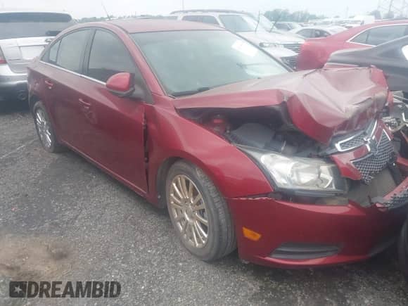 2014 Chevrolet Cruze ECO with VIN 1G1PH5SB0E7361450, listed as a IAAI auction lot 42165678 with 103,606 mi miles and . Bid and sale history available at DreamBid. Image 1.