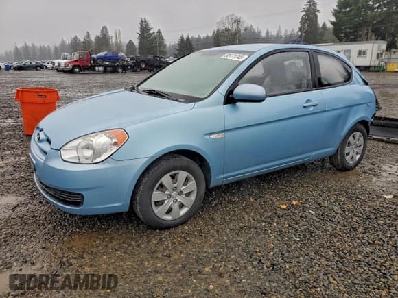 ✅ 2010 Hyundai Accent GS • VIN: KMHCM3AC1AU173916 • Lot: 95111245. Listed on Copart with 81,705 mi. Free auction sales archive from the USA and detailed vehicle history report at DreamBid. Image 1.