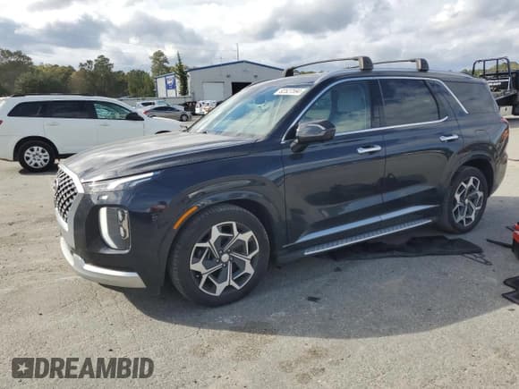 ✅ 2021 Hyundai Palisade Calligraphy • VIN: KM8R7DHE4MU228183 • Лот: 82527594. Опубликован ранее на Copart с пробегом 90 446 миль. Бесплатный доступ к архиву аукционных продаж из США и подробный отчёт об истории автомобиля на DreamBid. Изображение 1.