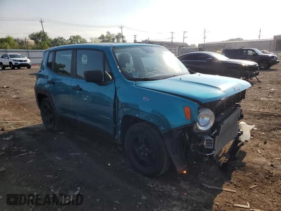 ✅ 2019 Jeep Renegade Sport • VIN: ZACNJAAB8KPK45860 • Lot: 68913515. Wystawiony na Copart z przebiegiem 106 656 mil. Bezpłatny archiwum sprzedaży aukcyjnych z USA i szczegółowy raport historii pojazdu na DreamBid. Zdjęcie 4.