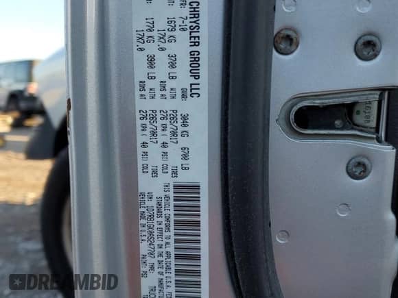 2010 Dodge 1500 ST с VIN 1D7RB1GK0AS247707, выставлен на аукционе Copart как лот 81312654 с пробегом 128 688 миль миль и Чистый • Clean title. История ставок и продаж доступна на DreamBid. Изображение 13.