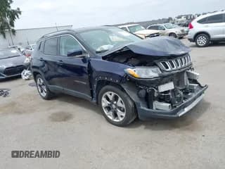 ✅ 2021 Jeep Compass Limited • VIN: 3C4NJCCB1MT581406 • Lot: 41934159. Listed on IAAI with 22,967 mi. Free auction sales archive from the USA and detailed vehicle history report at DreamBid. Image 1.