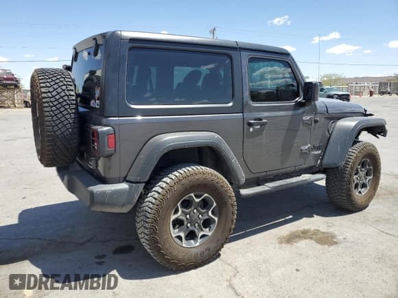 ✅ 2021 Jeep Wrangler Sport • VIN: 1C4GJXAN2MW718456 • Lot: 55974445. Listed on Copart with 50,911 mi. Free auction sales archive from the USA and detailed vehicle history report at DreamBid. Image 3.