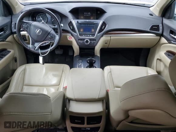 ✅ 2017 Acura MDX Technology • VIN: 5FRYD4H57HB030123 • Lot: 54354345. Listed on Copart with 134,558 mi. Free auction sales archive from the USA and detailed vehicle history report at DreamBid. Image 8.