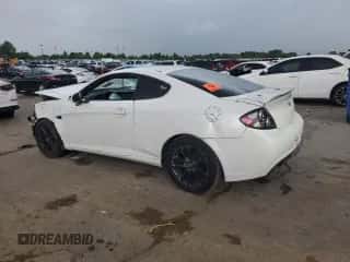 2008 Hyundai Tiburon GS с VIN KMHHM66DX8U278537, выставлен на аукционе Copart как лот 62597005 с пробегом Не указан миль и Списание • Salvage title. История ставок и продаж доступна на DreamBid. Изображение 2.