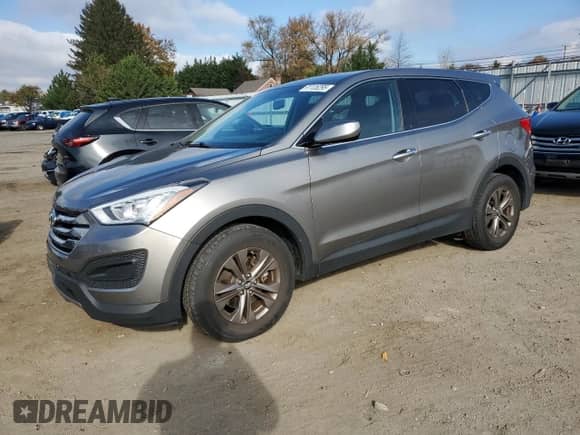 2015 Hyundai Santa Fe with VIN 5XYZTDLB5FG233829, listed as a Copart auction lot 91135295 with 146,779 mi miles and Clean title. Bid and sale history available at DreamBid. Image 1.