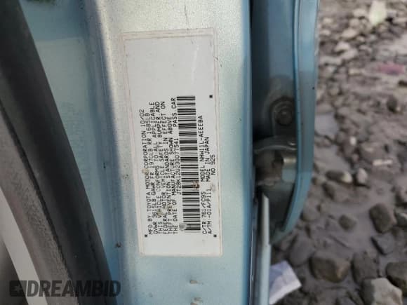 ✅ 2003 Toyota Prius • VIN: JT2BK12U230077541 • Lot: 86151245. Listed on Copart with 184,626 mi. Free auction sales archive from the USA and detailed vehicle history report at DreamBid. Image 12.